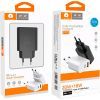 Зарядное устройство WUW C172 1xUSB-C PD20W + 1xUSB QC3.0 18W White (с172W) изображение 2