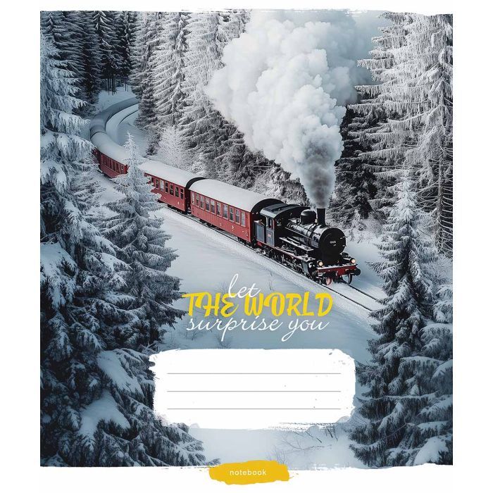 Зошит Школярик Let the world surprise you 60 аркушів лінія (060-3548L) зображення 3