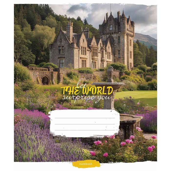 Зошит Школярик Let the world surprise you 60 аркушів лінія (060-3548L) зображення 4