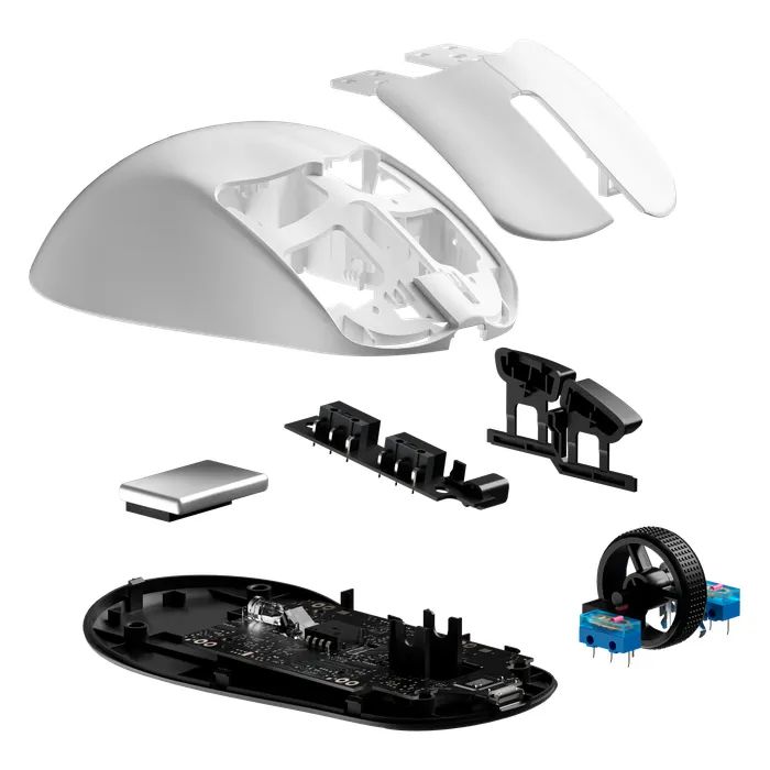 Мышка GamePro Asgard Surt Wireless/Bluetooth/USB White (GM017W) изображение 4