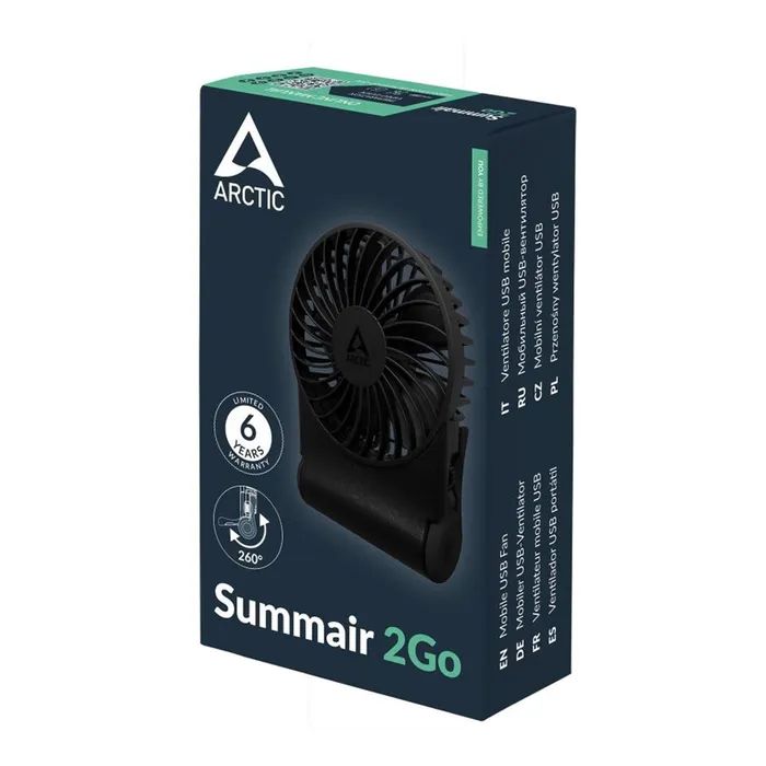 Вентилятор Arctic USB-C SUMMAIR 2GO WHITE (AEBRZ00029A) изображение 8