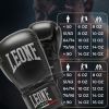 Боксерские перчатки Leone GN383 Thunder Black 10 унцій (GN383_Black_10oz) изображение 10