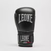 Боксерские перчатки Leone GN383 Thunder Black 10 унцій (GN383_Black_10oz) изображение 4