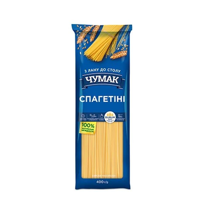 Макарони Чумак Спагетіні 400 г (4820156762753)