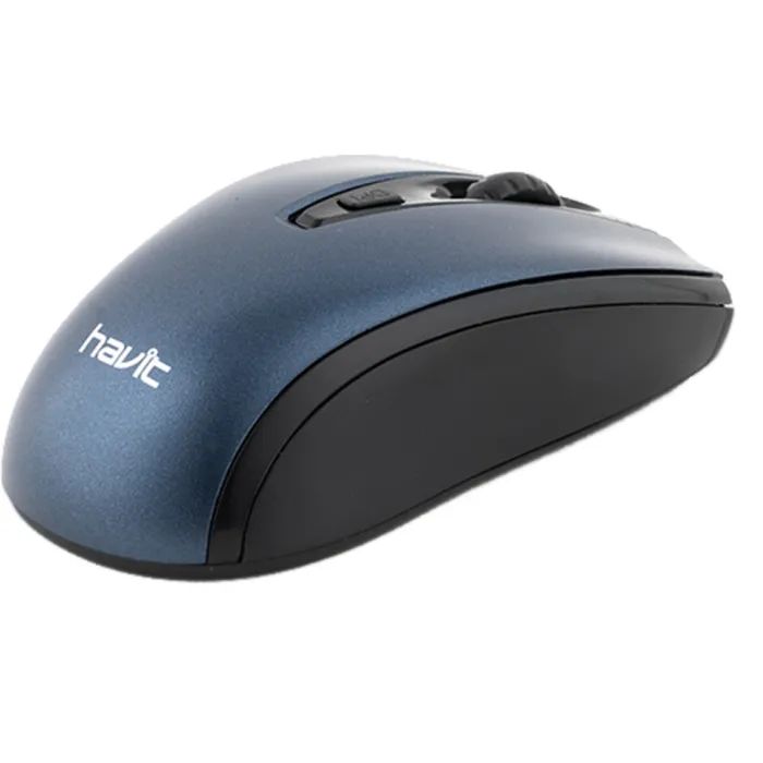 Мышка Havit HV-MS858GT Wireless Black-Blue (6939119026721) изображение 2
