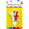 Свічка Maxi Llama "4" висотою 7,62 см (MX622068-4)