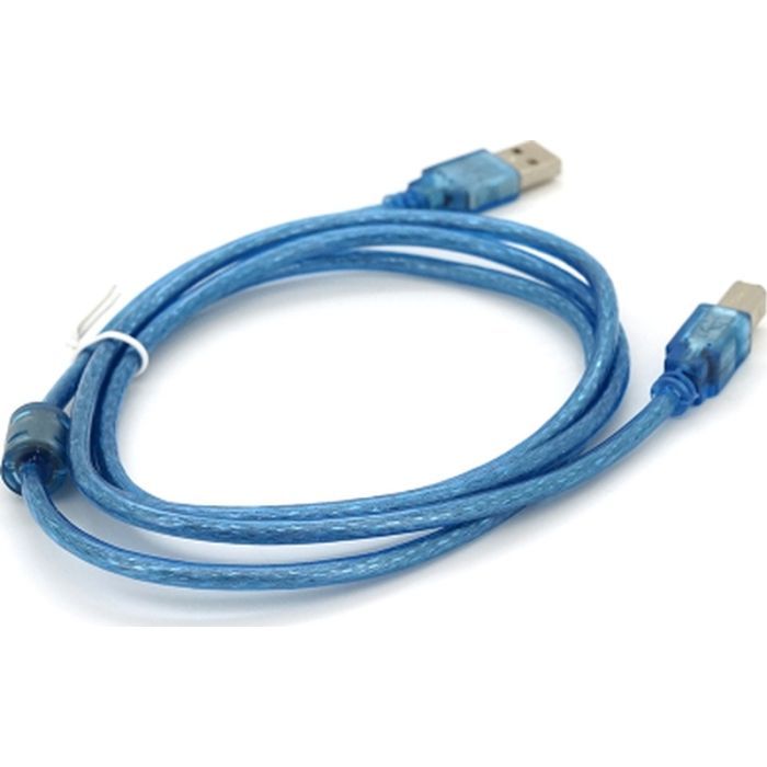 Кабель для принтера USB 2.0 AM/BM 1.5m ferrite blue Ritar (YT-AM/BM-1.5TTR) изображение 2