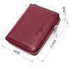 Гаманець ST Leather З натуральної шкіри Бордовий (22450) зображення 3