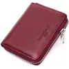 Гаманець ST Leather З натуральної шкіри Бордовий (22450)