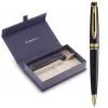Ручка кулькова Waterman EXPERT Black GT  BP + чохол + подар.упаковка GIFT24 (20 021b24)