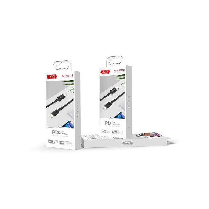 Дата кабель USB-C to Lightning 1.0m PD18W XO (XO-NB113-TC-1) изображение 2