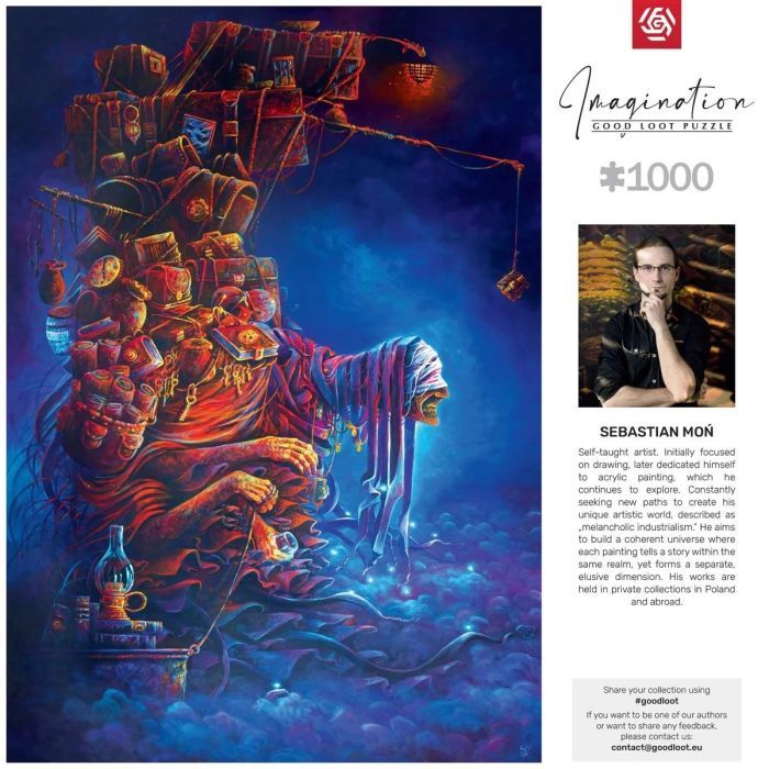 Пазл GoodLoot Imagination: Sebastian Mon The burden of experiences 1000 эл. (5908305249344) изображение 6