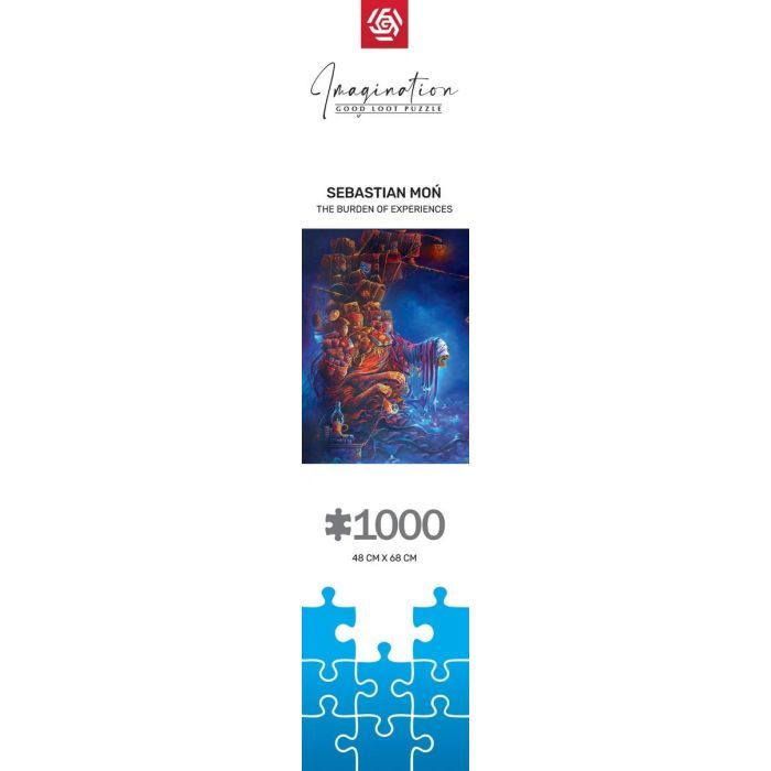 Пазл GoodLoot Imagination: Sebastian Mon The burden of experiences 1000 эл. (5908305249344) изображение 7