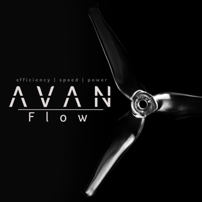 Пропеллер для дрона Emax Avan Flow 5x4.3x3 2CW+2CCW Transparent (0106001081)