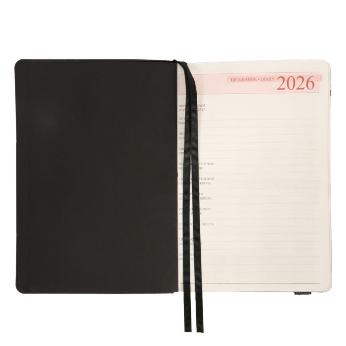 Тижневик Leo planner А5 датований 2026 "Voyage", м‘який, графітовий, 368 сторінок (252695) зображення 5