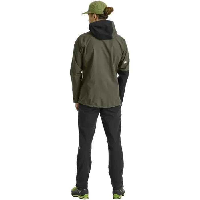 Куртка Ortovox Seceda 3L Jacket Mns dark wild herbs - XL - темно-оливковий (025.001.1186) изображение 3
