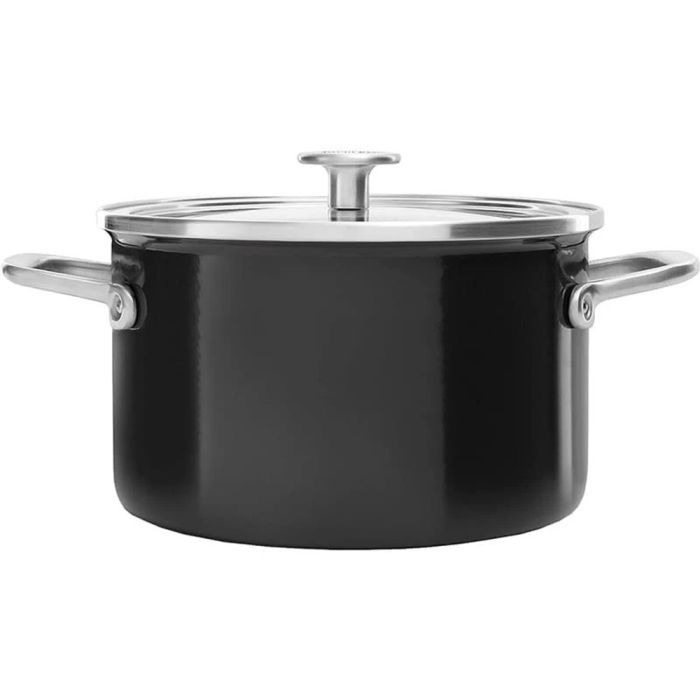 Каструля KitchenAid Steel Core 24 см 6 л червоний (CC003270-001) зображення 2