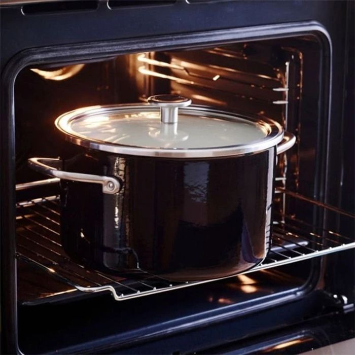 Каструля KitchenAid Steel Core 24 см 6 л червоний (CC003270-001) зображення 5