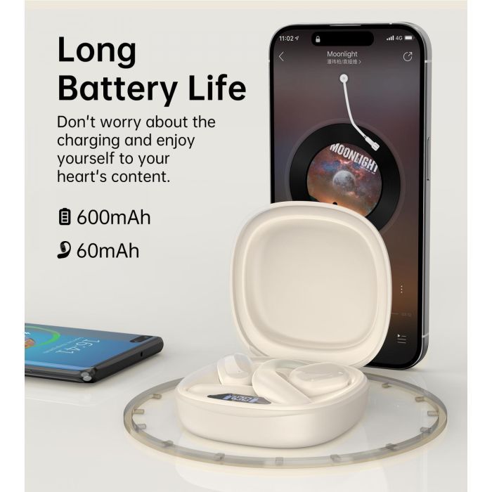 Навушники Choetech Open-ear з LED дисплеєм Black (BH-T25-BK) зображення 3 Навушники Choetech Open-ear з LED дисплеєм Black (BH-T25-BK) зображення 3