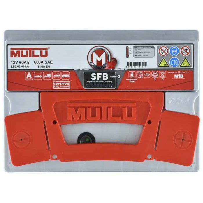 Аккумулятор автомобильный MUTLU 6СТ-60 (0) SFB LB2.60.054.A изображение 2