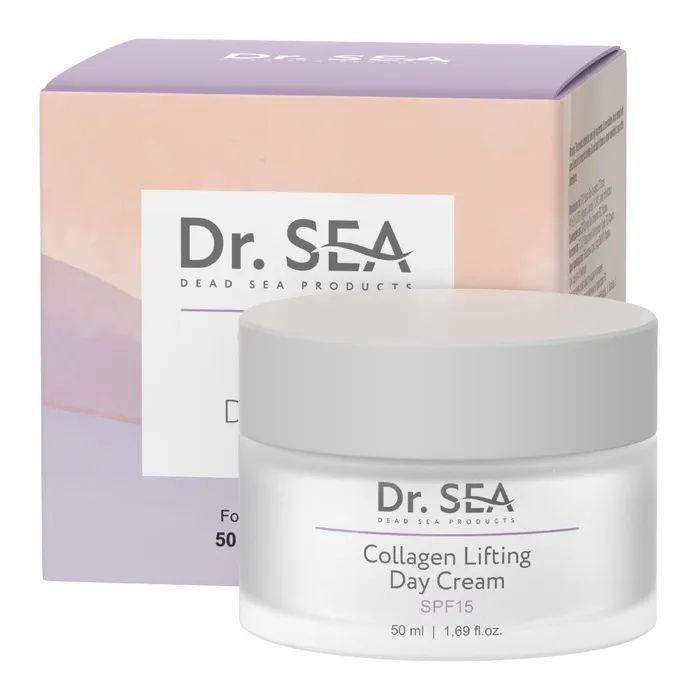 Крем для обличчя Dr. Sea Collagen Lifting Day Cream SPF15 50 мл (7293720020721)