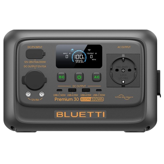 Зарядна станція BLUETTI Premium 30 V2, 600W, 320Wh (PR30V2)