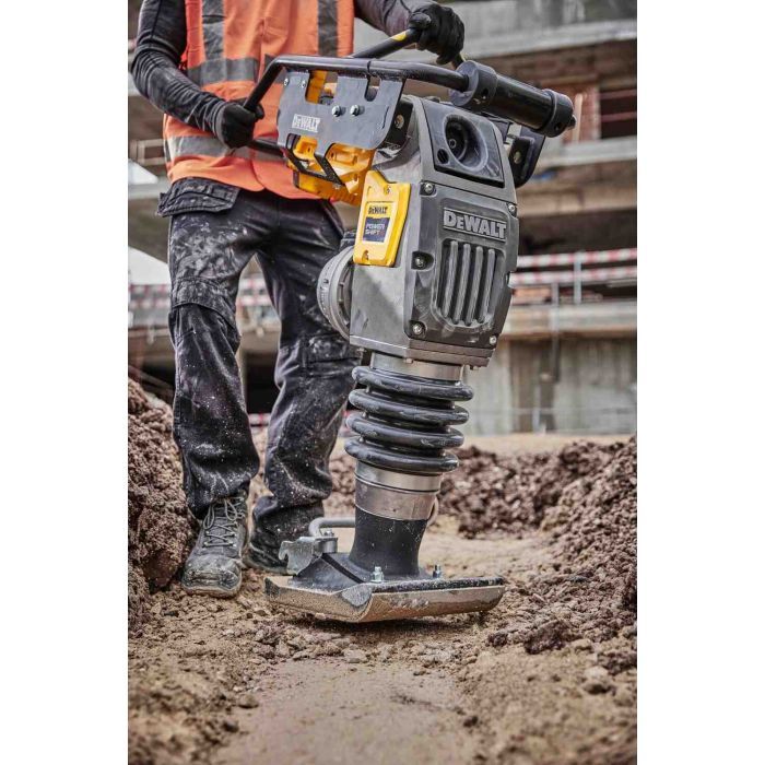 Вибротрамбовка DeWALT POWERSHIFT Li-Ion 55V, 11.6 кН, 65 кг (без АКБ и ЗУ) (DCPS660N) изображение 12