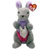 М'яка іграшка Ty Beanie Babies Сірий кенгуру Kayla 15 см (41349)
