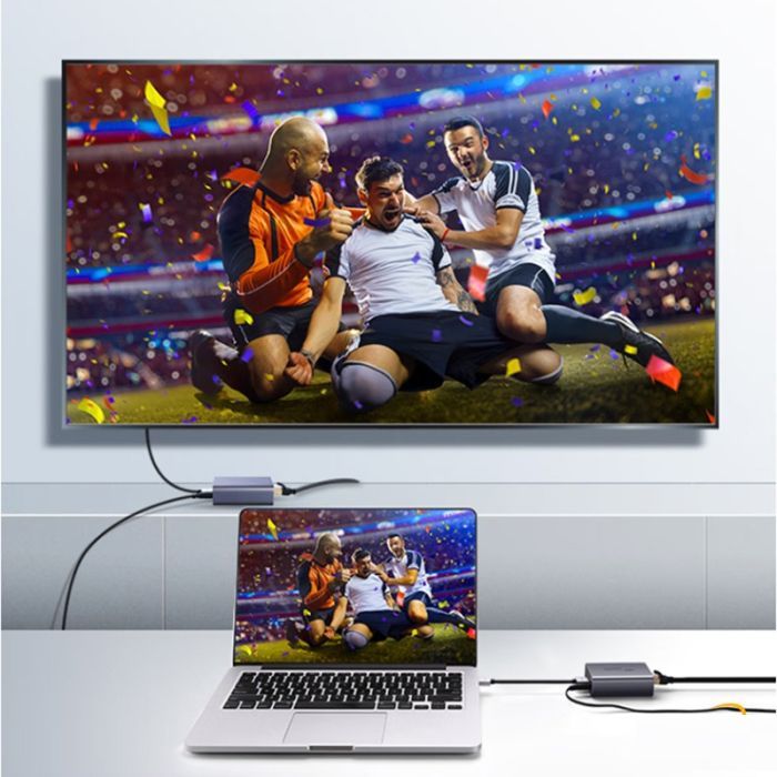 Адаптер HDMI extender 50m Ethernet Gray Ugreen (90811EU) изображение 3