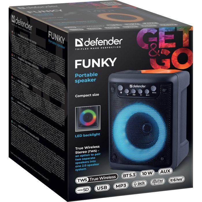 Акустическая система Defender Funky Black (65053) изображение 5