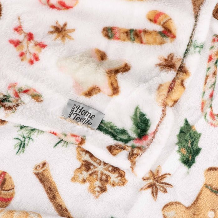 Плед Ardesto Flannel 100% полиэстер, имбирные пряники 160х200 см (ART0118PB) изображение 3
