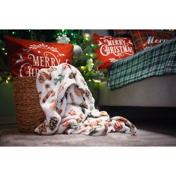 Плед Ardesto Flannel 100% полиэстер, имбирные пряники 160х200 см (ART0118PB) изображение 8