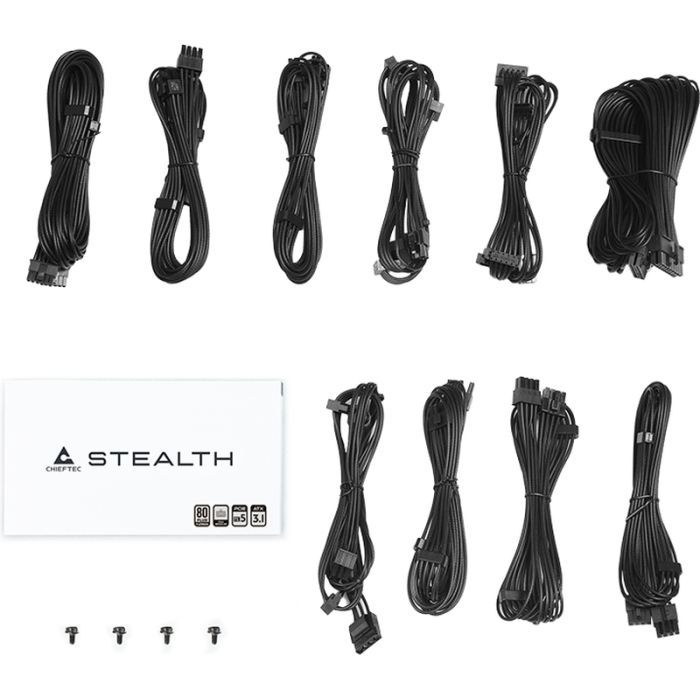 Блок питания Chieftec 1000W Stealth (SPX-1000-FC) изображение 7