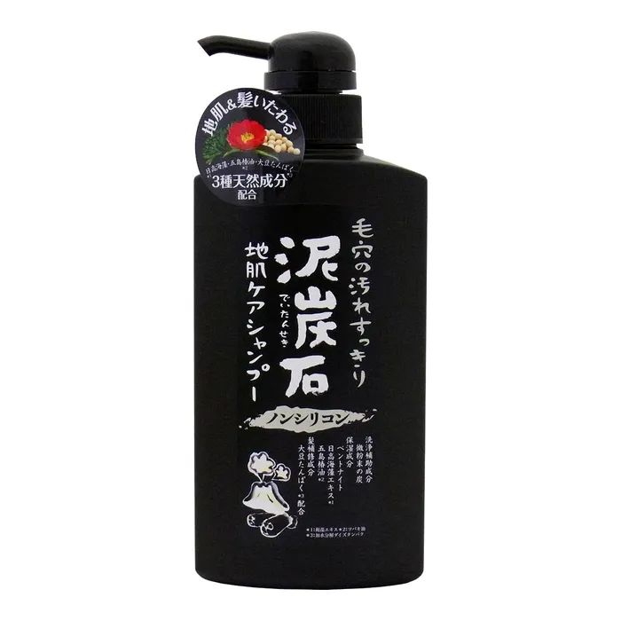 Шампунь Pelican Deitanseki Shampoo Безсиліконовий Для жирного волосся 500 мл (4976631649252)