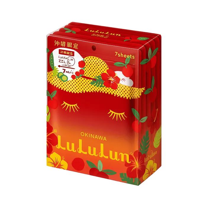 Маска для лица Lululun Premium Face Mask Ацерола из о. Окинава 7 шт (4582305065794)