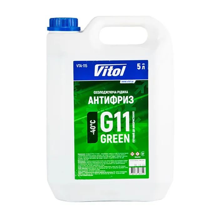 Антифриз VITOL G11 Green 5л (VTA-115)