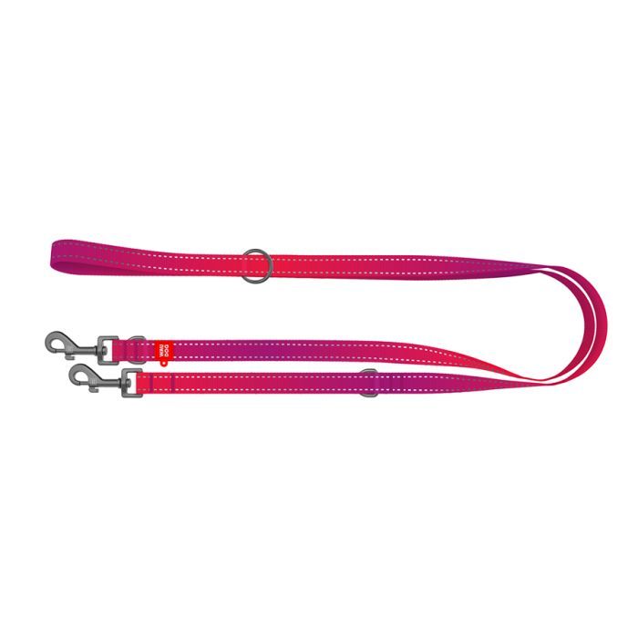 Поводок для собак WAUDOG Nylon Mono светоотражающий М черный (46481) изображение 2