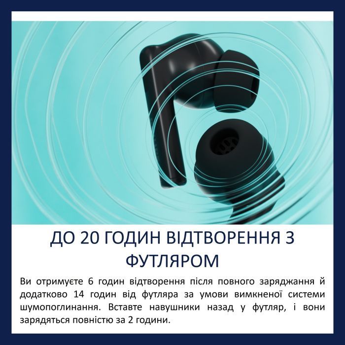Навушники Philips TAT2520BK/00 Wireless Black (TAT2520BK/00) зображення 7