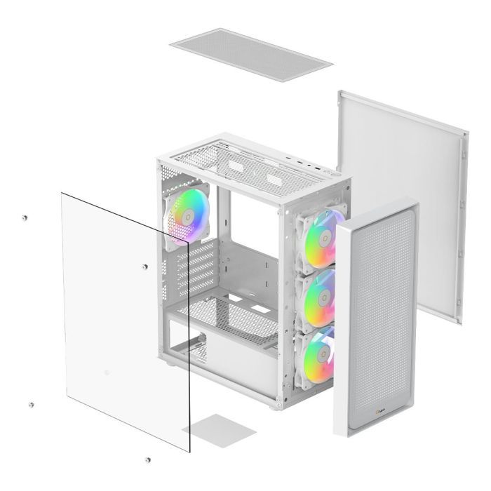 Корпус для ПК OCYPUS GAMMA C50 WH ARGB (GAMMA-C50-WHG400XX-GL) зображення 8