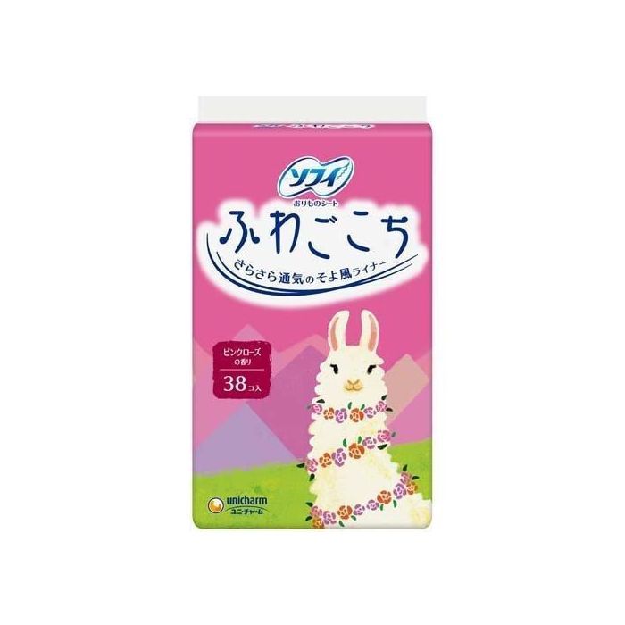 Ежедневные прокладки Unicharm Sofy Soft Comfort С ароматом розы 38 шт (4903111316939)