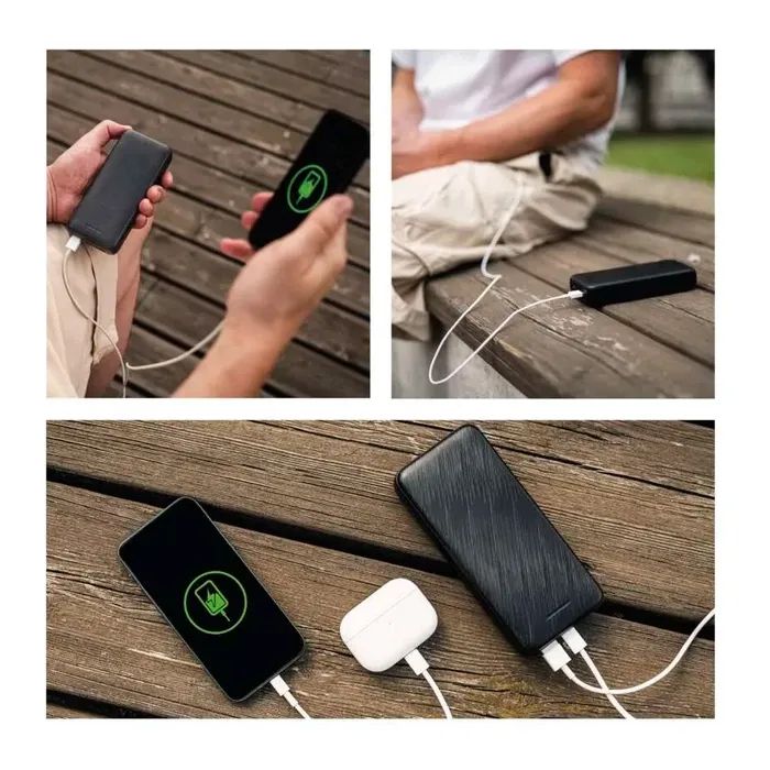 Батарея универсальная EMOS 20000mAh AlphaQ3, 22.5W, black (B0572B) изображение 12