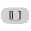 Зарядний пристрій Globex 2xUSB 12W FastPower white (12WAC) зображення 2