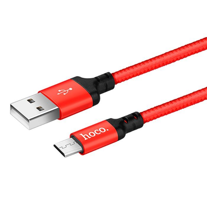Дата кабель USB 2.0 AM to Micro 5P 1.0m X14 red HOCO (6957531062851) изображение 3