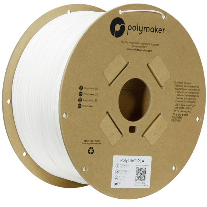 Пластик для 3D-принтера Polymaker PLA POLYLITE 1,75mm 3kg GREY (PA02035)