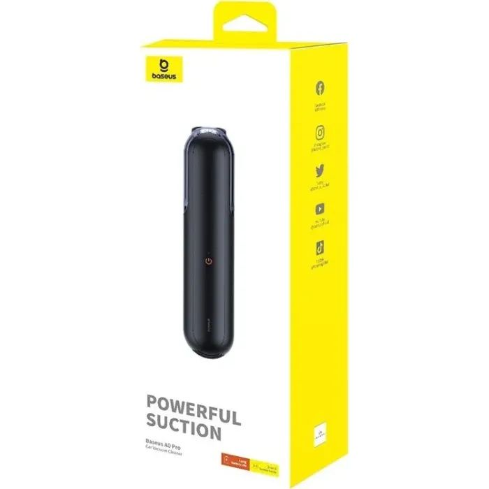 Пылесос Baseus A0 Pro Car Vacuum Cleaner Cluster Black (C30466500111-00) изображение 7