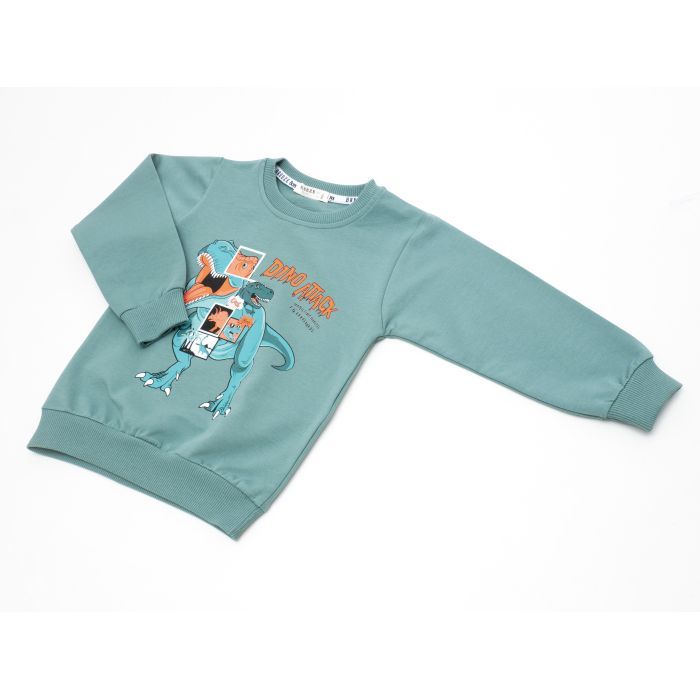 Спортивный костюм детский Breeze с динозавром (22167-110B-mint) изображение 3