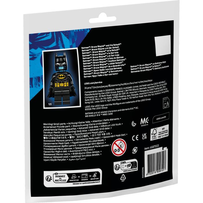 Конструктор LEGO recruitment Super Heroes Брюс Уэйн и костюм Бэтмена (30726) изображение 3