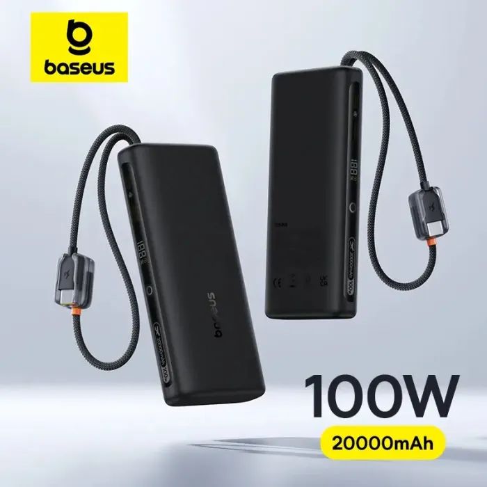 Батарея универсальная Baseus 25000mAh EnerFill FC41 145W, PD/3.1, QC/4.0, Black (E0028H01) изображение 5