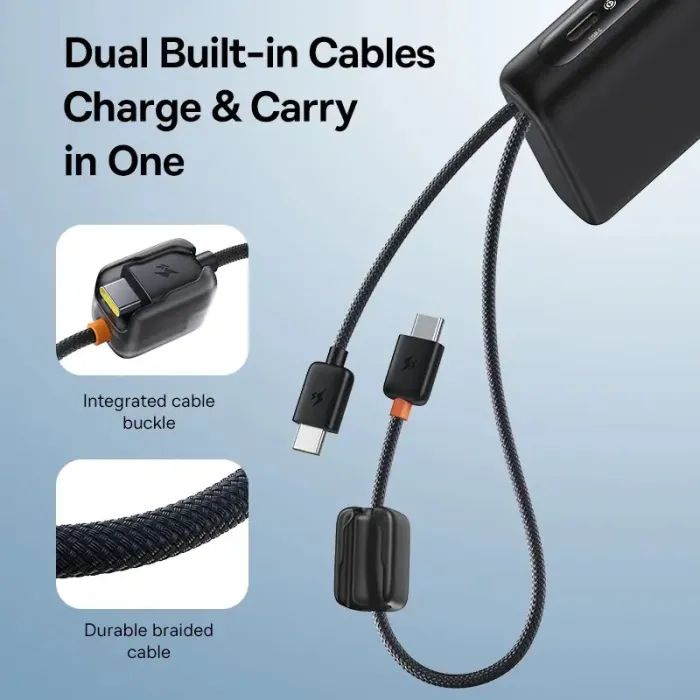 Батарея универсальная Baseus 25000mAh EnerFill FC41 145W, PD/3.1, QC/4.0, Black (E0028H01) изображение 6