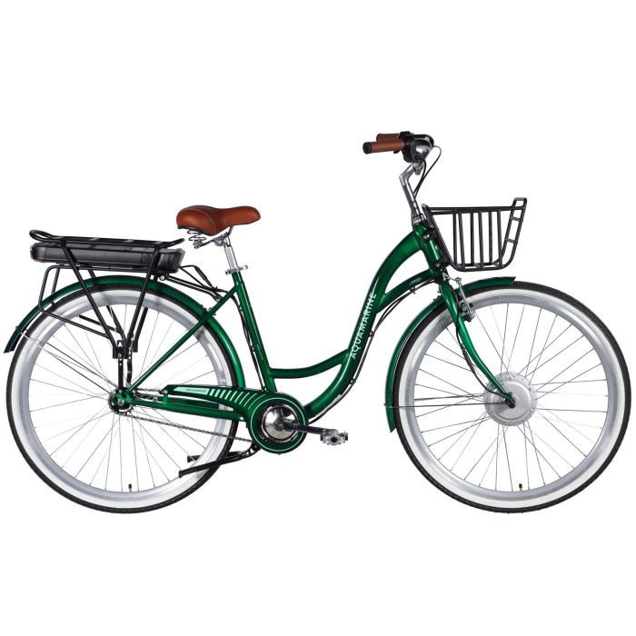 Електровелосипед Dorozhnik 28" eAQUAMARINE BH рама-19" 36B 13А*г 500Вт 2026 зелений (ELB-D-28-136)